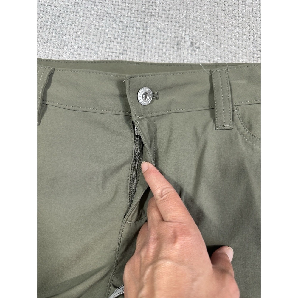 Eddie Bauer Travex Pants Womens 12 Petite 34x27.5 Green Hiking Outdoors Nylon - Picture 7 of 11